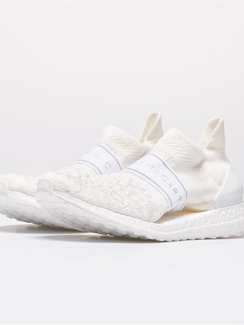 Stella McCartney x Adidas White Knit Fabric Ultra Boost